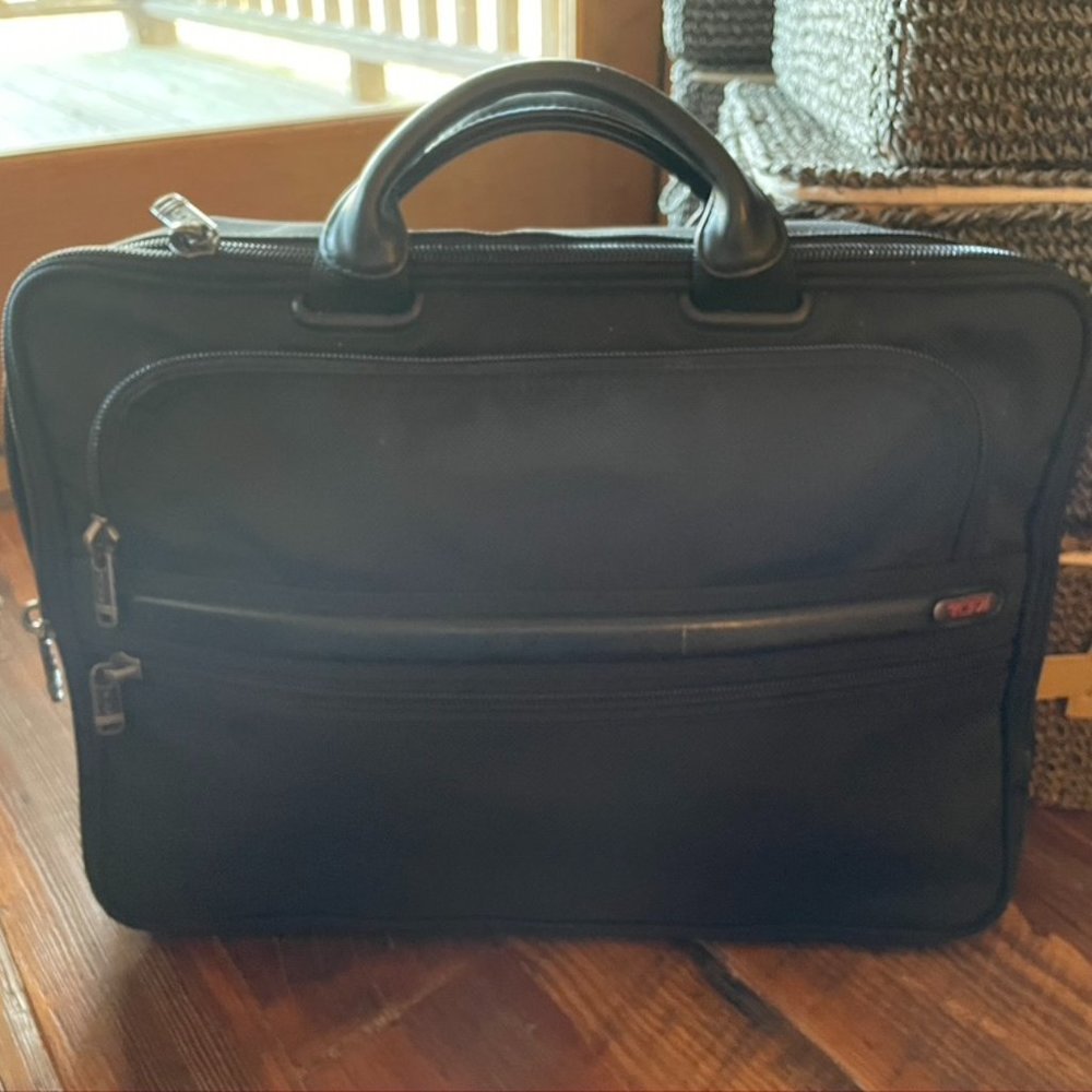 Tumi Cloth Briefcase/Computer Bag